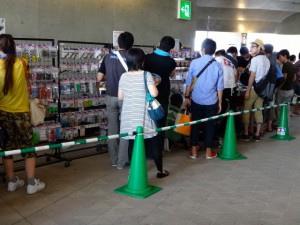 公式大会の物販コーナーの様子その１